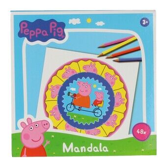 Peppa pig mandala malebog