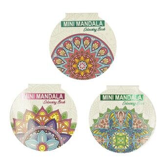 Mini Mandala Farvebog Rund