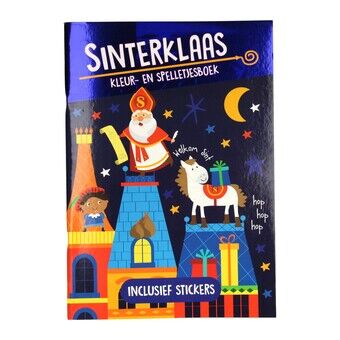 Coloring and Activity Book A4 Sinterklaas