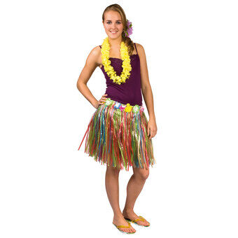 Hawaii nederdel i flere farver (45 cm)