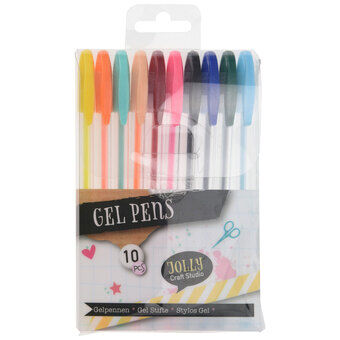 Gel penne, 10 stk.