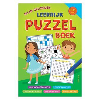 Min Kæmpestore Lærerige Puzzlebog (9-11 år)