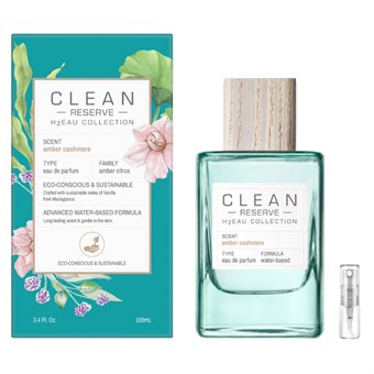 Clean Reserve H2 Eau Collection Amber Cashmere - Eau de Parfum - Duftprøve - 2 ml