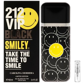 Carolina Herrera 212 VIP Black Smiley Take the Time to Smile - Eau de Parfum - Duftprøve - 2 ml