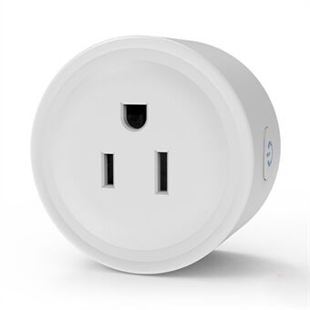 WHM02 10A US Plug WiFi-stikdåse med Mål-app fjernbetjening / stemmestyring Smart Tuya-stikdåse med timerkontaktsupport