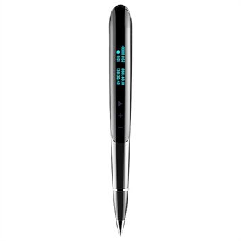 Q9 16GB Støjreducerende Digital Voice Recorder Pen med OLED Display + Skrivepen 2 i 1 til Nyhedsinterviews Forretningsmøder