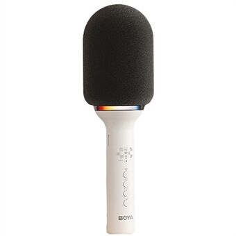 BOYA K11 Bluetooth Trådløs Mikrofon med RGB Lys Karaoke Mic til Telefon / Tablet / PC