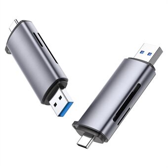 UGREEN 50706 2-i-1 USB-C/USB-A SD TF hukommelseskortlæser OTG-adapter