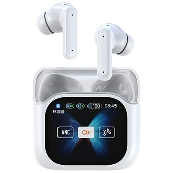 BY16 Bluetooth 5.4 Headset Støjreducerende TWS Øretelefoner Fuldfarve Touchscreen