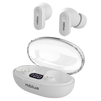 MBLUE AR01 TWS Bluetooth 5.4 Øretelefoner Lav forsinkelse Trådløse musikopkald In-Ear Hovedtelefoner