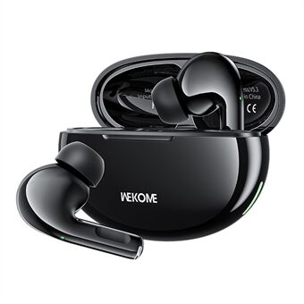 WEKOME WS-16 Bluetooth-headset Trådløse hovedtelefoner Pebble Stone Sports-øretelefon med opladningsetui