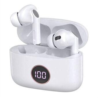 X18 TWS Trådløs Bluetooth-øretelefon Digital Display Mini In-ear Touch Control HiFi Music Headset