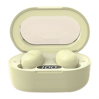 E8S Mini TWS Bluetooth-øretelefon Digital Display HiFi Stereo Wireless Touch In-ear Headset