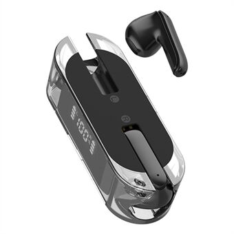 TM50 Halv-I-Øre Lav Latens TWS Øretelefoner Sports Bluetooth Headset med Digital Display