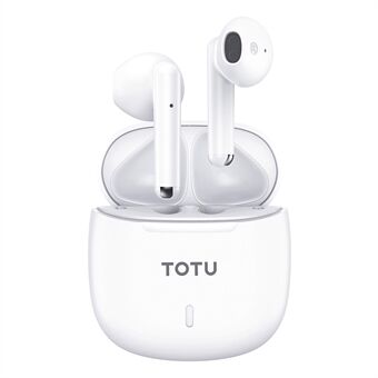 TOTU BE-12-TWS Bluetooth-headset med lav forsinkelse, trådløse vandtætte øretelefoner med opladningsæske.