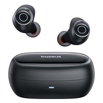 BASEUS Bowie MA20 True Wireless Earbuds IPX6 Vandtæt ANC Headset Bluetooth 5.3 Øretelefoner, Sort