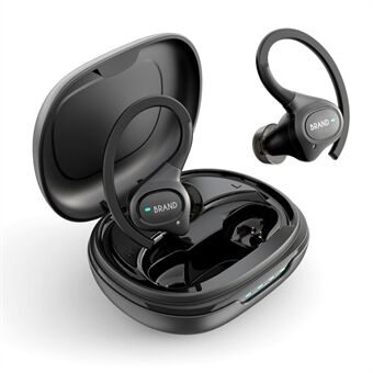 BE1039 Støjreducerende Bluetooth-hovedtelefoner med ørekrog, trådløse in-ear hovedtelefoner