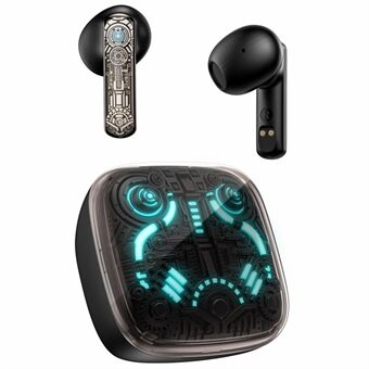 ONIKUMA T1 1 Par TWS Gaming-øretelefoner Lav forsinkelse Headset Bluetooth trådløs hovedtelefon