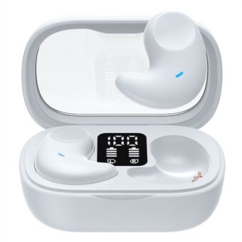 SM01 TWS digital display Bluetooth-øretelefoner Mini Sleep Earbuds trådløse musikheadset.