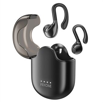 VELKOMMEN WS-03 Bluetooth 5.4 Headset Semi-in-Ear Air Conduction Trådløse Ørepropper med Opladningsetui