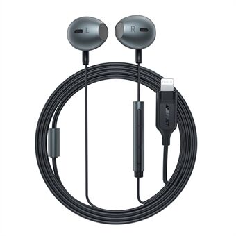 ACEFAST L1 trådede hovedtelefoner med 8-Pin stik in-ear headset med indbygget mikrofon