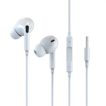 DEVIA Smart Series 3.5mm stik  HiFi-lyd In-Ear hovedtelefoner med 1,2 m ledning og betjeningsenhed.