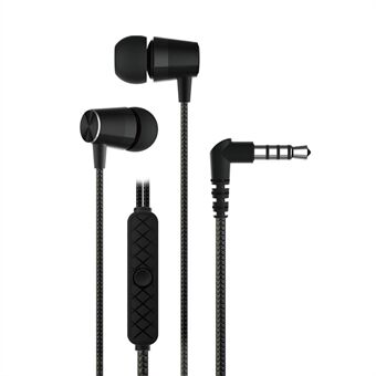 DEVIA Kintone-serien EM103 Metal Earphone 3,5 mm trådkontrol telefon musik høretelefoner