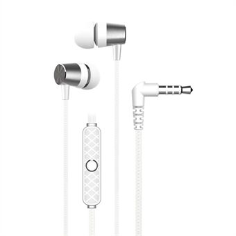 DEVIA Kintone-serien EM103 Metal Earphone 3,5 mm ledningskontrol telefon musik øretelefon