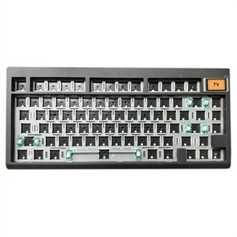 GMK81 RGB Baggrundsbelyst Hotswappable Trådløst+USB-C Kablet+Bluetooth Mekanisk Tastatur Sæt