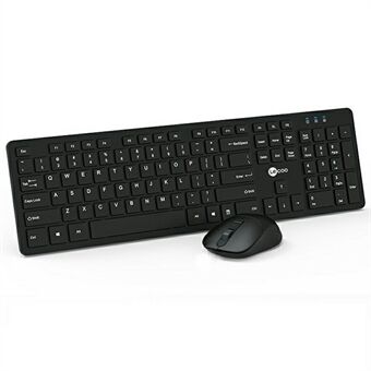 LENOVO LECOO KW201 2.4G Trådløst Tastatur og Mus Sæt til Hjemmekontor