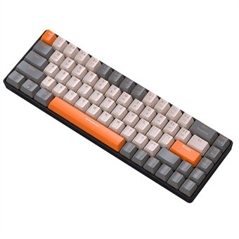 ZIYOULANG K68 Trådløs Mekanisk Tastatur 2.4G / Bluetooth Dual Mode 68-Nøgle Tastatur