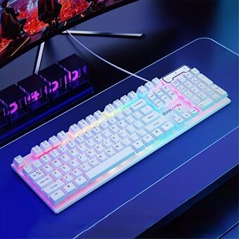 EWEADN GX330 Computer Laptop E-Sport Tastatur USB Kablet Baggrundsbelyst Gaming Tastatur