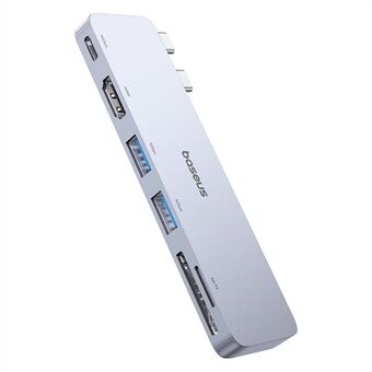 BASEUS UltraJoy Series Type-C til Thunderbolt 3 / 4+HD4K@30Hz+2XUSB3.0+SD3.0+TF3.0 USB Hub Docking Station