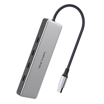 WAVLINK WL-UHP3411 4-i-1 Type-C til 4 USB-C 3.2 Gen2 Ports Adapter 10G Datatransfer Hub.