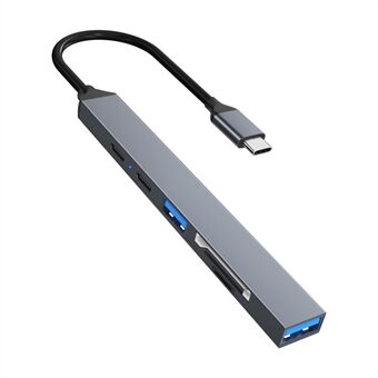 ADS-807 Multi-Port Hub Type-C Adapter til PD 100W Opladning USB Data Læsning Kortslots