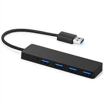 Ultra Slim 4 i 1 USB 3.0 Hub Højhastigheds Dataoverførsel USB Expander Splitter til Android Telefon og Laptop