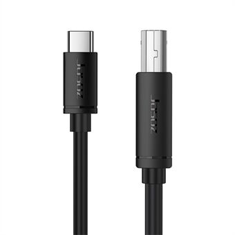 JASOZ D121 1m Kabel til printer med multi-skærm Type-C til USB 2.0 Type B