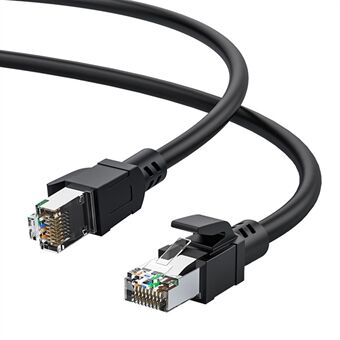 CABLECREATION CL0344 8m CAT8 40Gbps 2000MHz Netværkskabel Computer Router RJ45 Tilslutningskabel