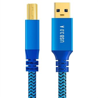 1m USB-A 3.0 Hane til USB Type-B Hane Forbindelseskabel til printer / harddiskboks