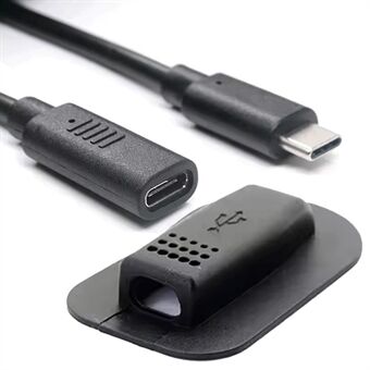 UC-172 USB-C 65W Type-C Han til Kvinde Forlængerkabel til Udendørs Rejse Camping Rygsæk Opladning