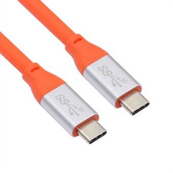 UC-033-OR-2.0M 2.0M Fleksibel Type-C Han til Han Kabel USB4 100W Hurtig Opladningskabel understøtter 20Gbps Datatransfer.