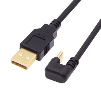 UC-023-OS 1m USB2.0 Type A til Type C modsat U-formet bagudvendt 480 Mbps strøm- og datakabel.