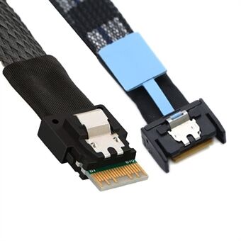 SF-078 50cm MCIO PCI-E 4i 38Pin Han til SFF-8654 Slanklinet 4X Adapterkabel