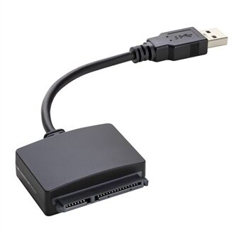 SATA til USB 3.0 Adapterkabel til 2,5-tommers SSD SATA-harddiskoverførselskabel.