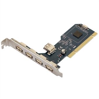 TXB045 NEC Chip PCI til 5 USB2.0 Adapterkort til stationær PC TXIC USB2.0-udvidelseskort