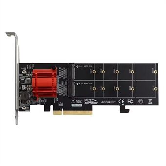 TXB122 ASM18 12 Adapter Heat Sink M.2 NVME SSD Expansion Card to PCI-E 3.0 X8 Adapter Card

TXB122 ASM18 12 Adapter varmeledning M.2 NVME SSD Udvidelseskort til PCI-E 3.0 X8 Adapterkort