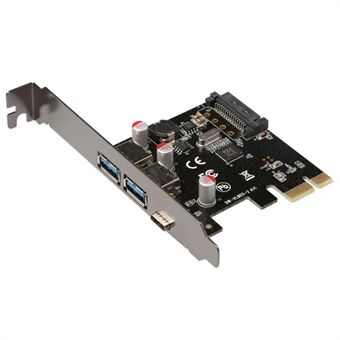 TXB055 USB3.1 Type-C + Dual USB3.0 Type-A PCI-E udvidelseskort