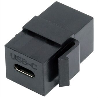 U2-078-CFCF USB 2.0 Type-C Hun til Hun Forlængelse Keystone Adapter til Vægdåse Panel USB Kabel