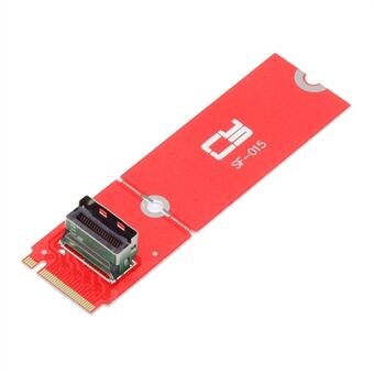 SF-015 PCI-E 5.0 4.0 M.2 M-key til MCIO Mini Cool Edge IO Female Host Adapter til PCIe Nvme SSD 2280