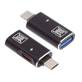 UC-035-AC 10Gbps Type-C til USB 3.0 hun OTG DC 5V strømadapter til tablettelefon